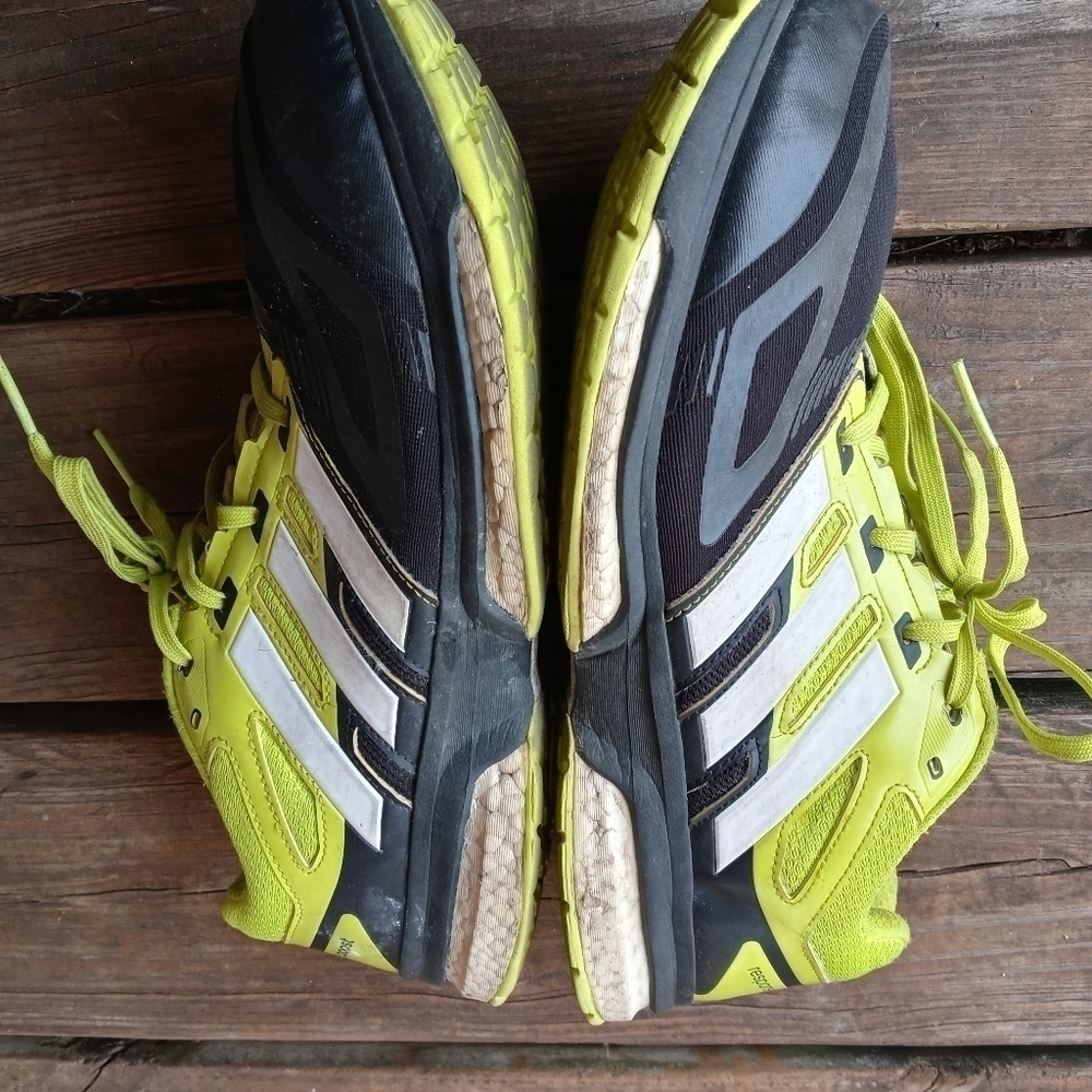 adidas Performance Response Boost Techfit M B40107 Green/Black/White men's sz 13 - Picture 7 of 9